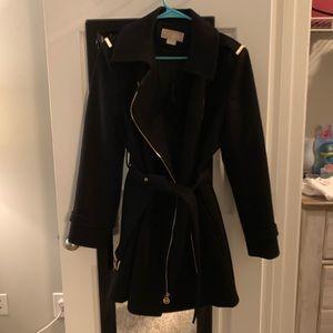 Michael Kors belted winter jacket